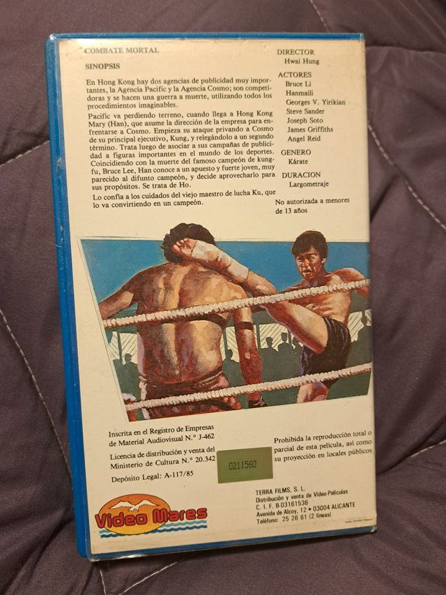 Combate mortal vhs