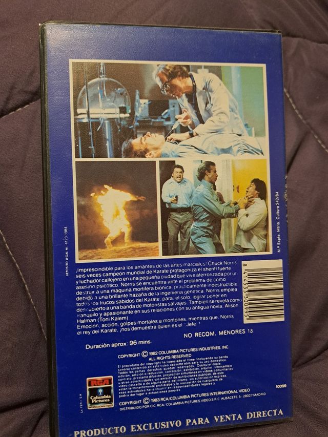 Furia silenciosa Vhs