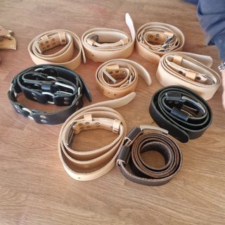 cinture in vera pelle