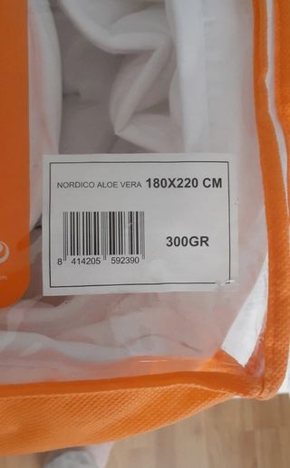 Edredón nórdico 300 gr. SIN ESTRENAR. 