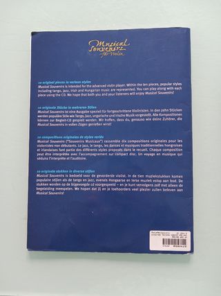 Musical souvenirs for violin