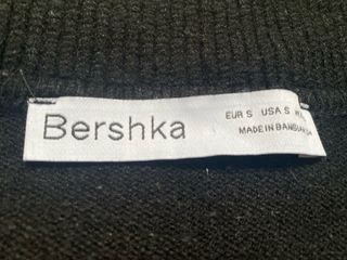 Jersey Bershka rayas blanco y negro