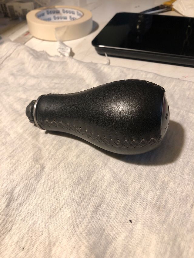 pomo palanca cambios abarth