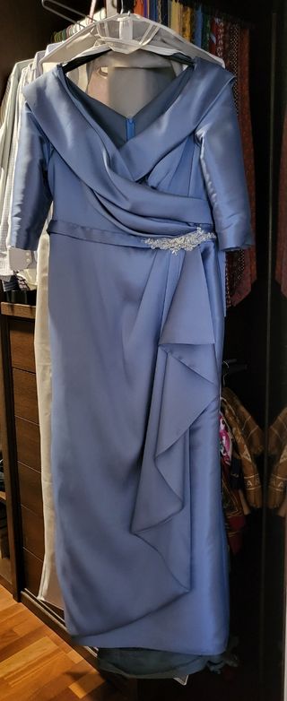 Vestido madrina Azul Boda