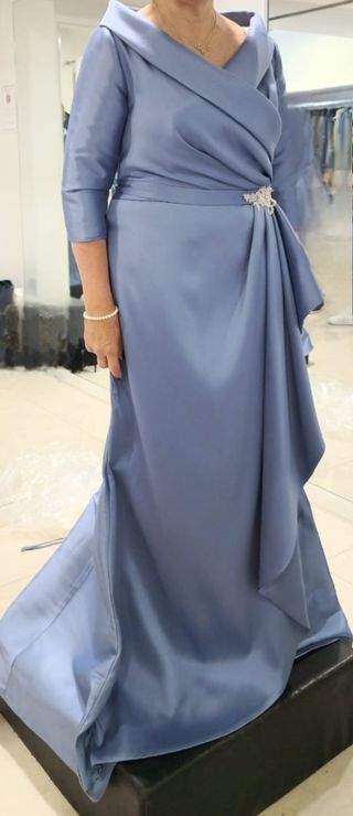 Vestido madrina Azul Boda