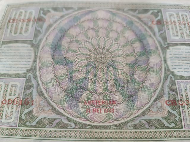 HOLANDA/PAÍSES BAJOS. BILLETE DE 100 GULDEN 1939