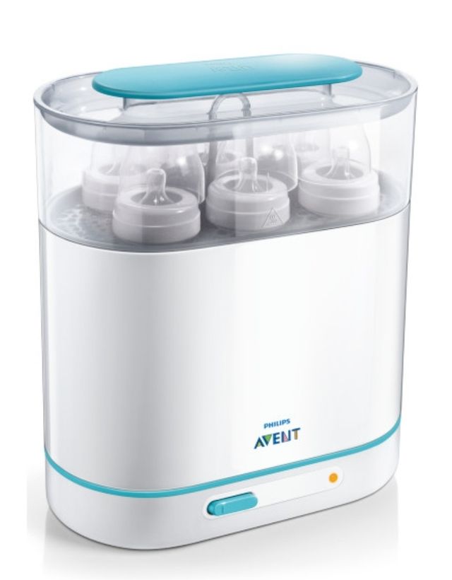 ESTERILIZADOR BIBERONES Y CHUPETES  Y ESCURRIDOR