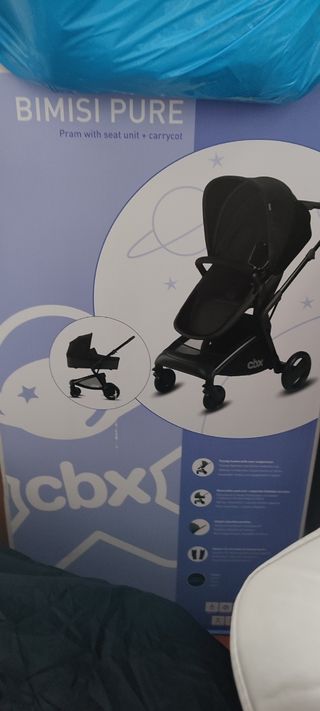Cochecito Cybex bimisi puré con cuco