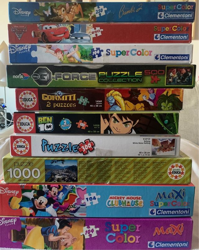 Set di 10 puzzle