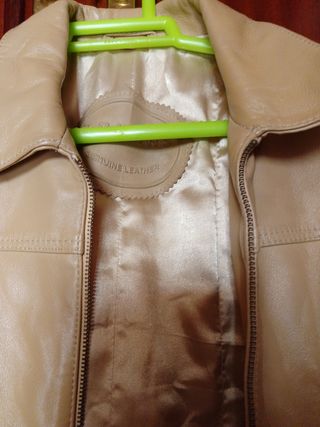 Cazadora piel mujer talla S