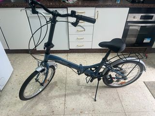 bicicleta plegable del corte ingles