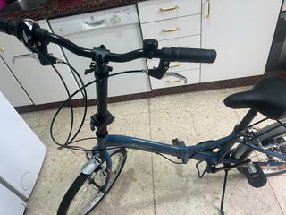 bicicleta plegable del corte ingles