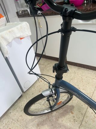 bicicleta plegable del corte ingles