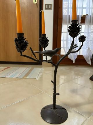Candelabro in ghisa