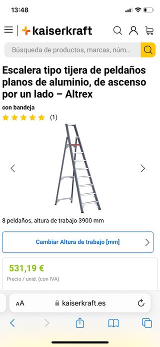 Escalera 8 peldaños