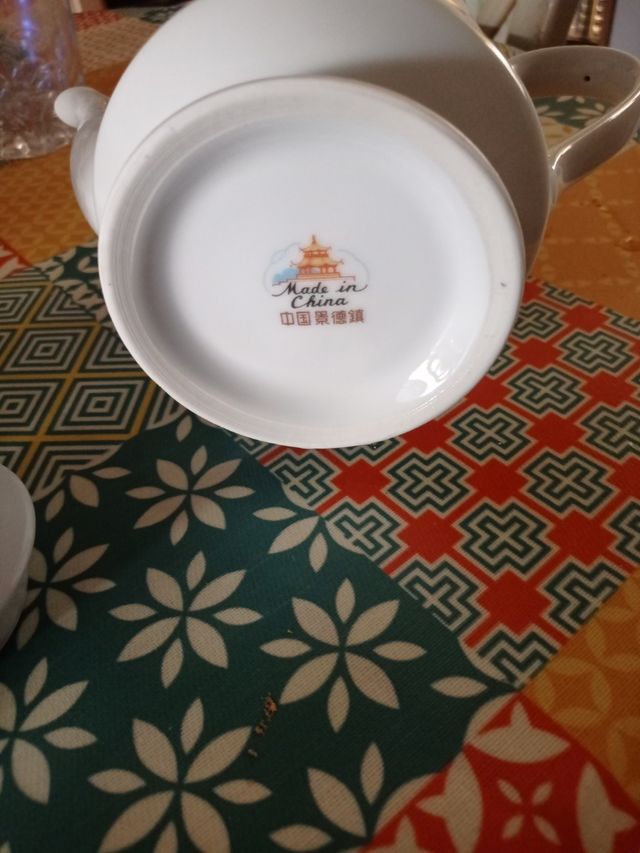 Cafetera ceramica china