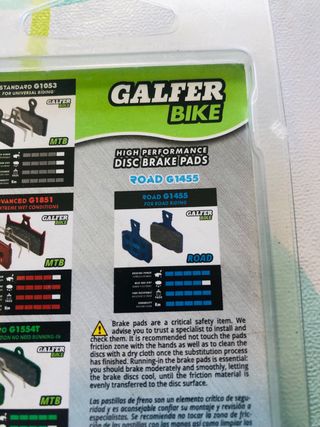 pastillas freno galfer