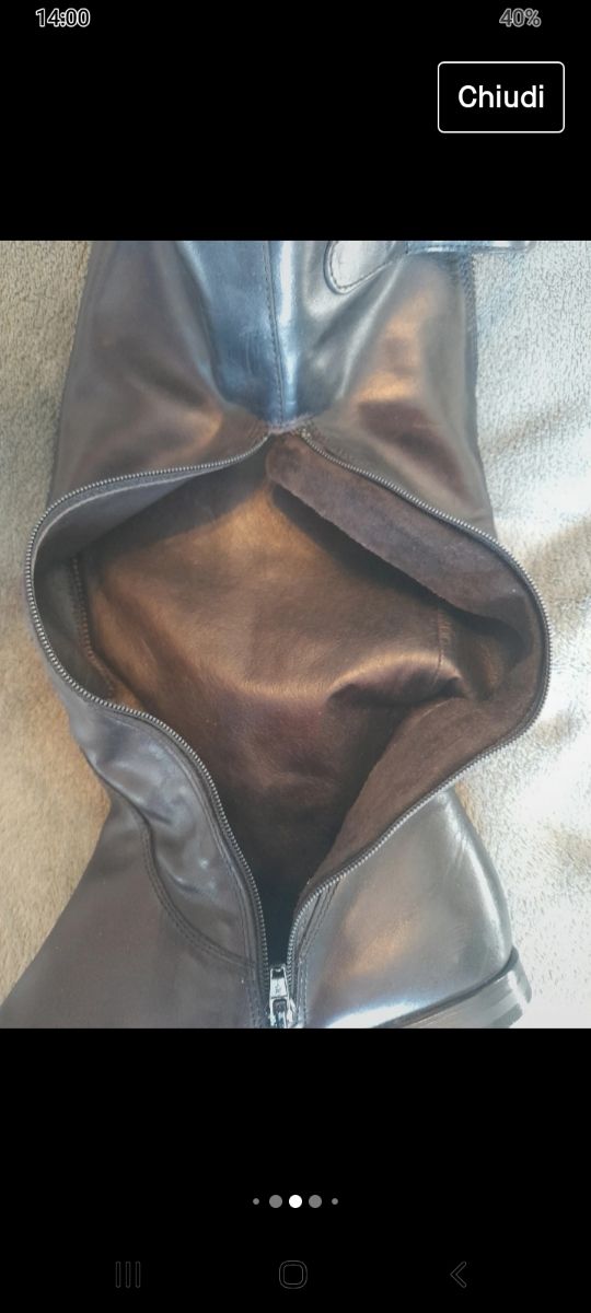 STIVALI IN PELLE n.41