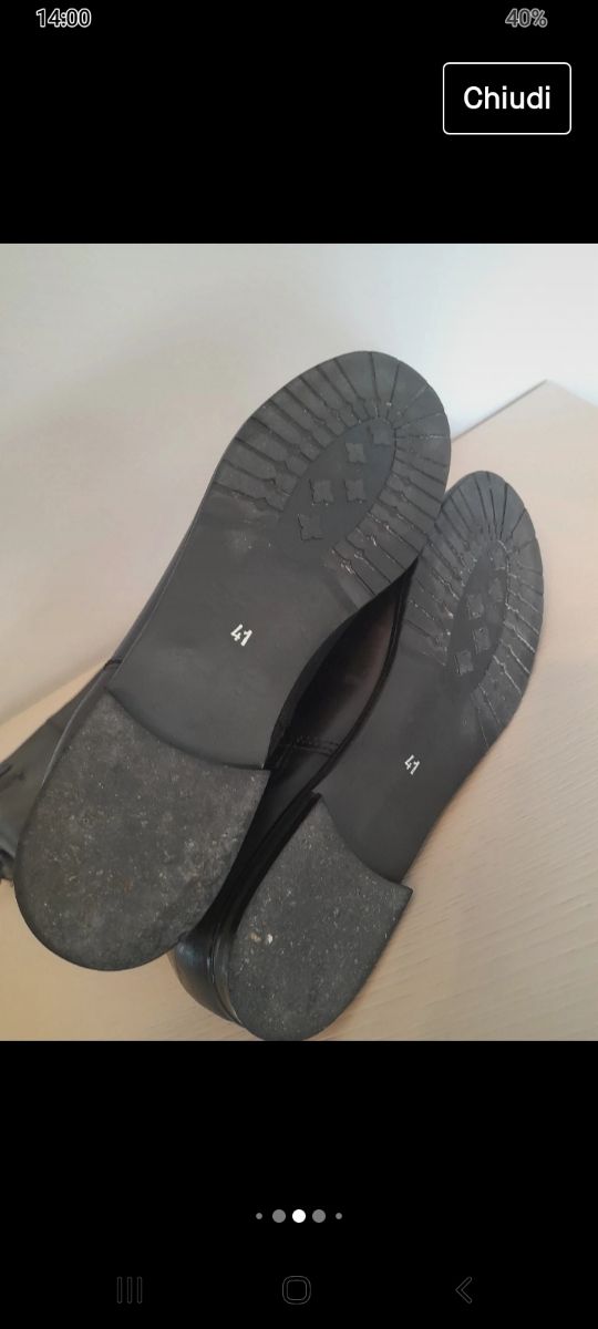 STIVALI IN PELLE n.41