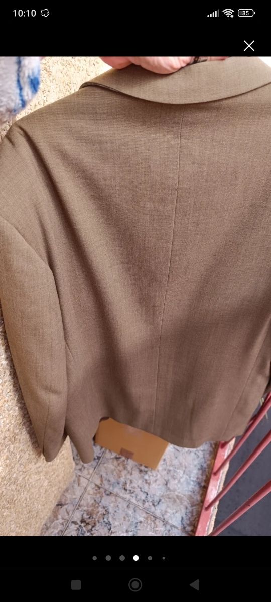 Traje hombre marrón