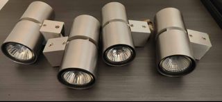 4 Applique in acciaio inox per interni