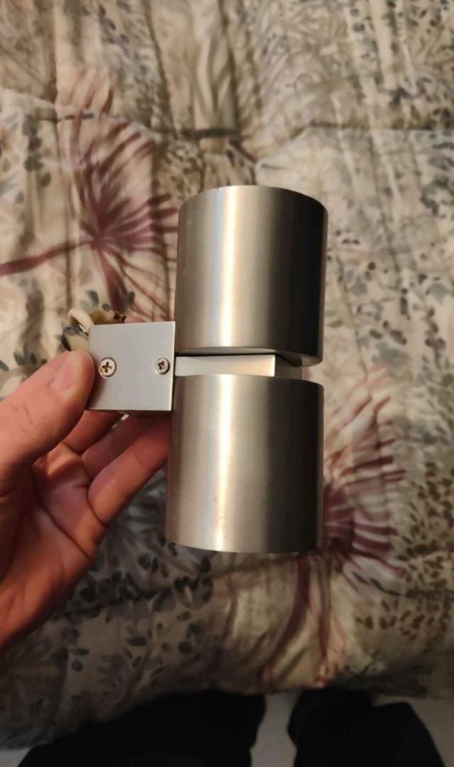 4 Applique in acciaio inox per interni