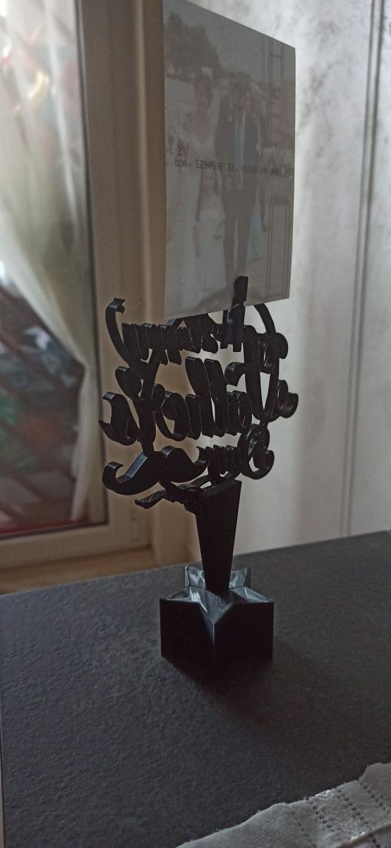 Cake Topper, porta foto festa del papà 