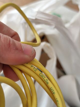 Cable router o red cat 5e 2m