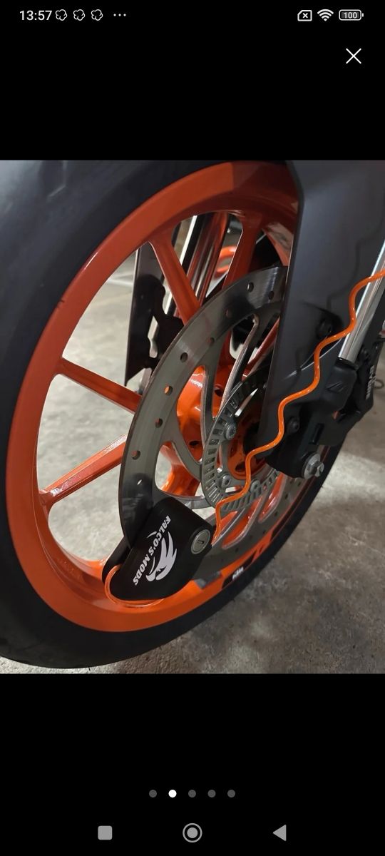 Candado Alarma Moto Con Cable Recordatorio 

