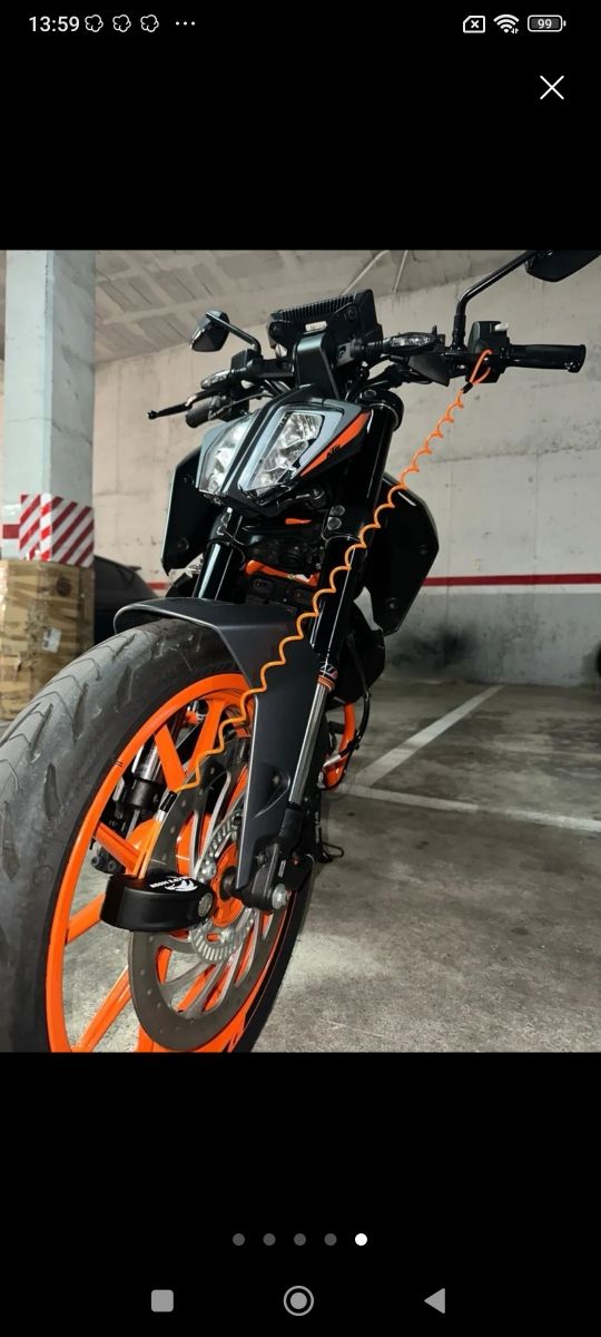 Candado Alarma Moto Con Cable Recordatorio 
