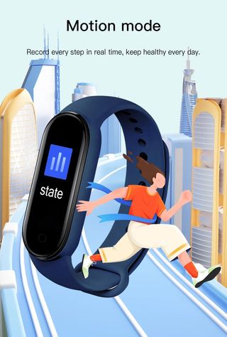 SMARTWATCH M8 OROLOGIO FITNESS SPORT CONTAPASSI BL