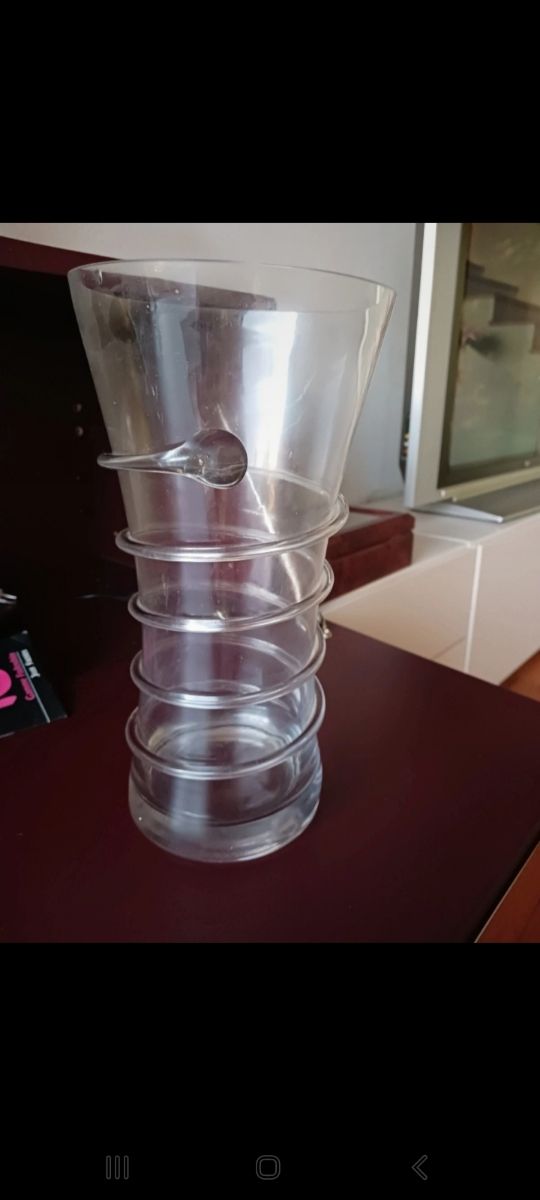 Vaso da fiori in vetro