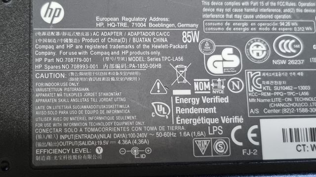 Cargador original HP