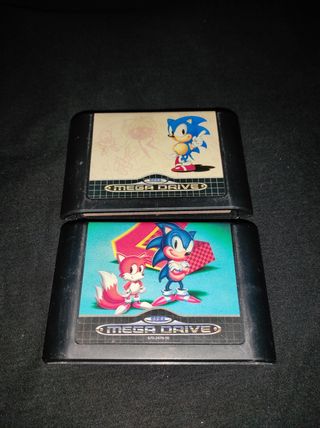 Sonic The Hedgehog 1 y 2 se Sega Megadrive * 