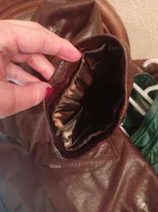 Chaqueta- cazadora piel 100% Caramelo 