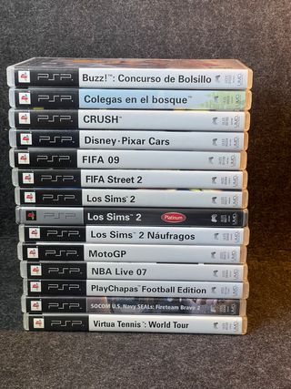 Lote 13 cajas y manuales PSP