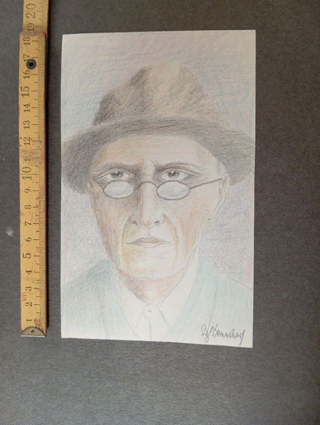 Dibujo original a lápiz