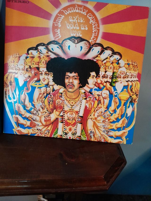 acuarela del cuadro de jimi hendrix