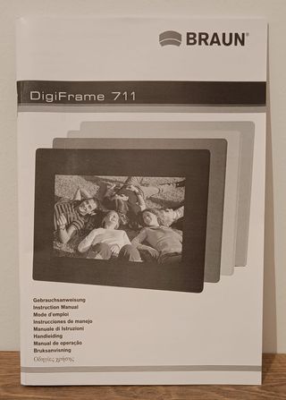 Marco fotográfico "Braun digiframe 711"