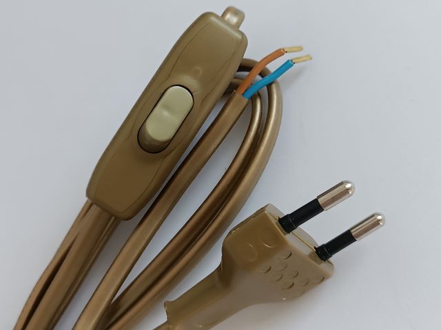 cable para lámpara con interruptor (dos)