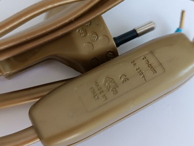 cable para lámpara con interruptor (dos)