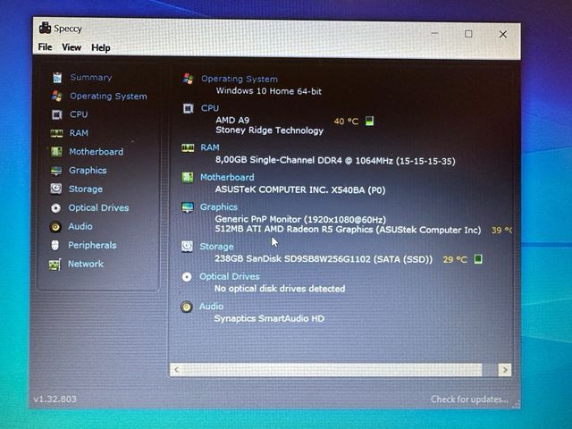 Laptop Asus X543B (Leggi la descrizione)