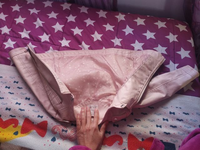 Cazadora cuero niña