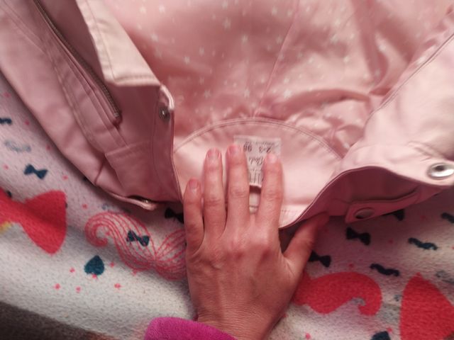 Cazadora cuero niña