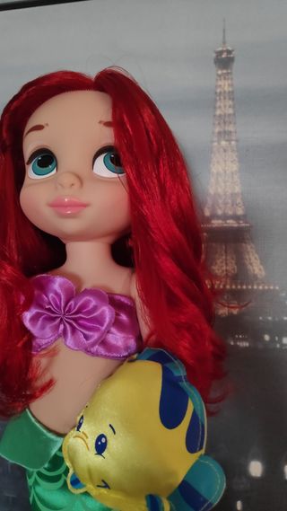 Muñeca Sirenita animator grande y mascota. Disney