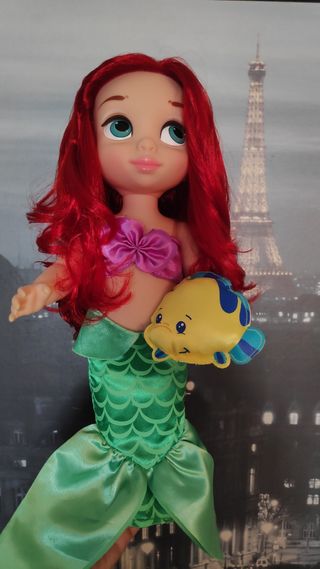 Muñeca Sirenita animator grande y mascota. Disney