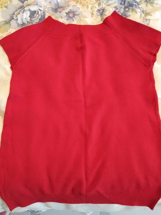 Crop top rojo mujer