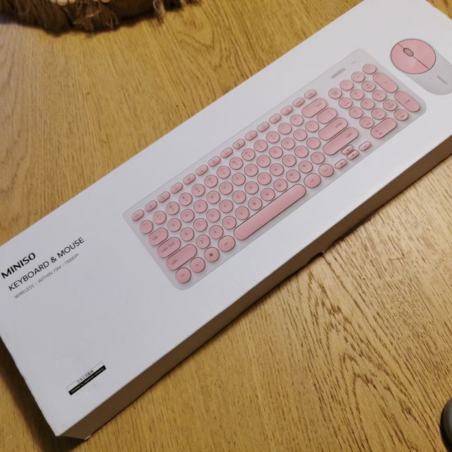 Teclado y ratón inalambrico miniso