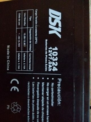 OFERTA!!   BATERÍA MOTO  12V 