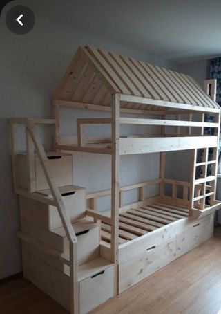 Cama de matrimonio alta habitaciones a medida